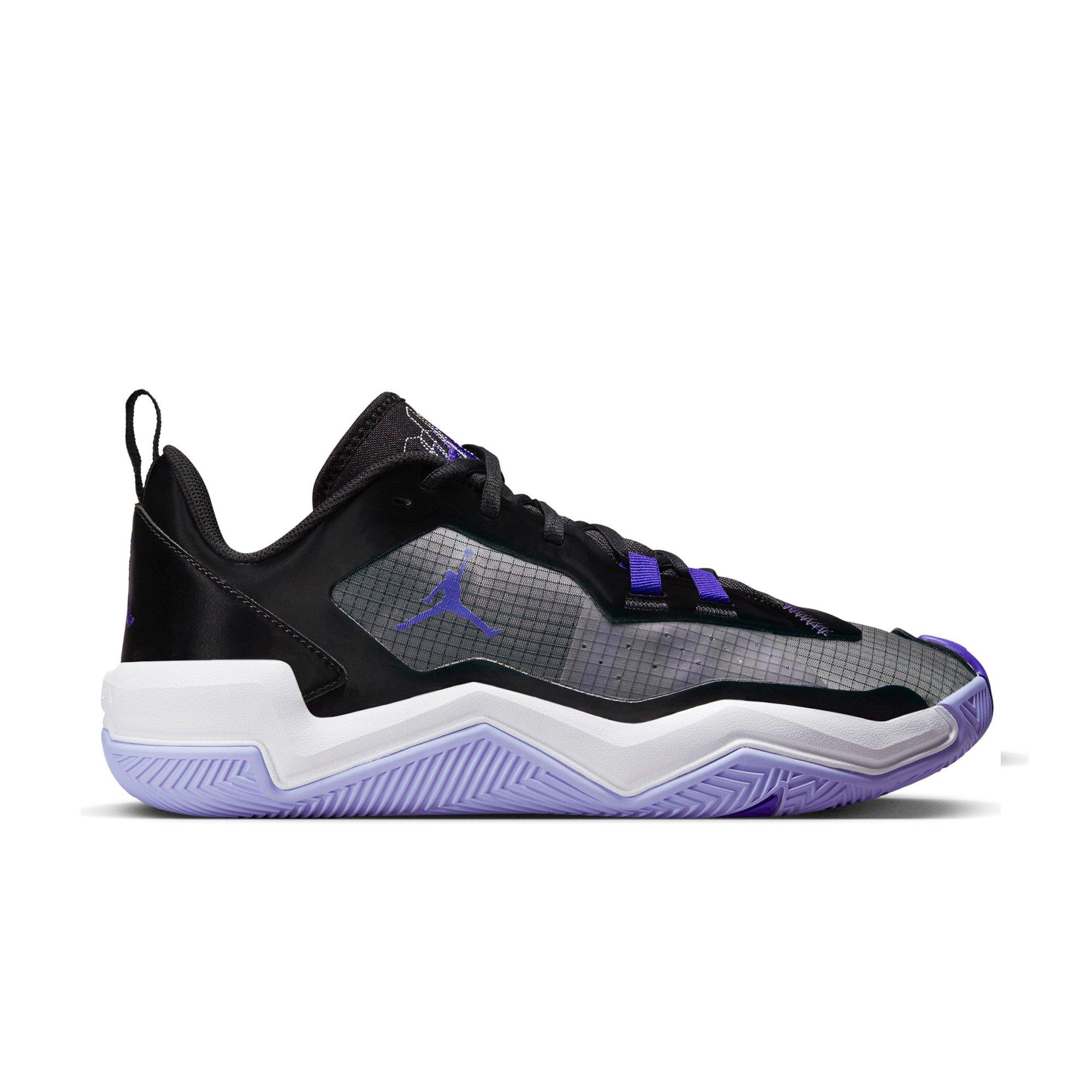 White purple and outlet black jordans